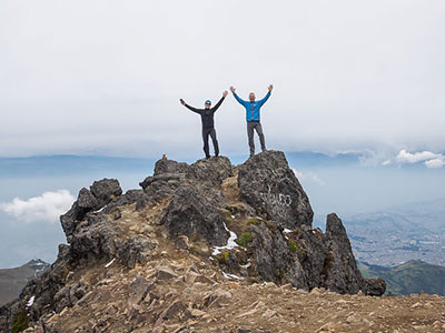 private rucu pichincha hiking day tour